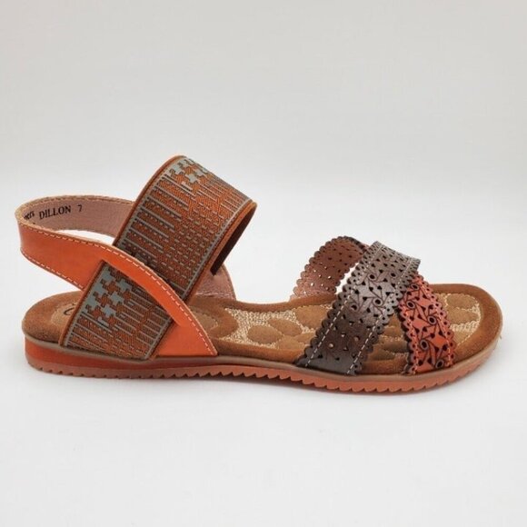 Corkys Elite Leather Flatform Strappy Sandals Women's Size 7 - Picture 5 of 10